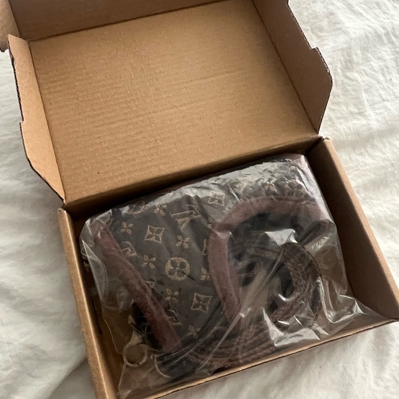 👑✅PRICE FIRM✅Small Brown Fashion Dog Collar and Leash. Brand New! - Picture 11 of 14